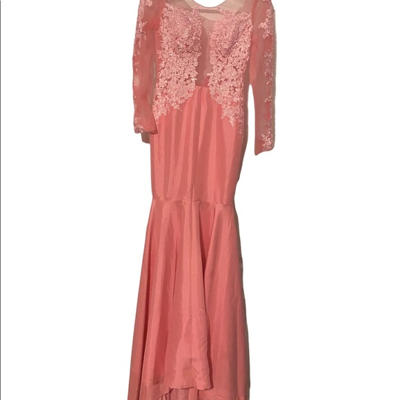 Beautiful Brand New Soft Pink Prom Dress - Picture 3 of 4